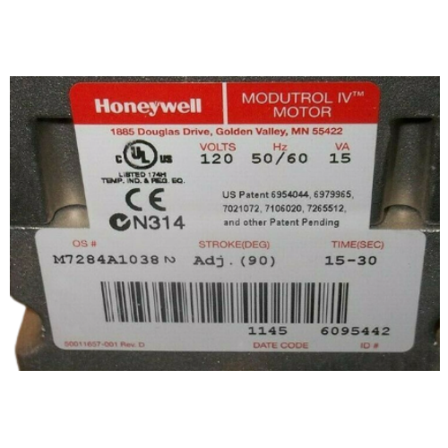 Honeywell M7284A1038 Modutrol IV Actuator Motor